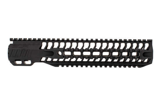 SLR Rifleworks 11.7" HELIX AR-15 handguard with full length top rail features picatinny on four sides and a black finish